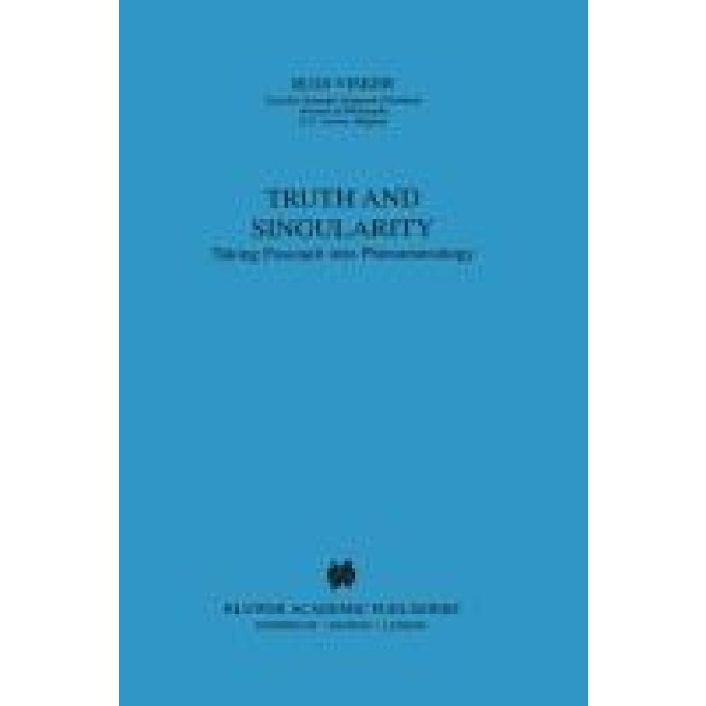 Visker, Rudi: Truth and Singularity
