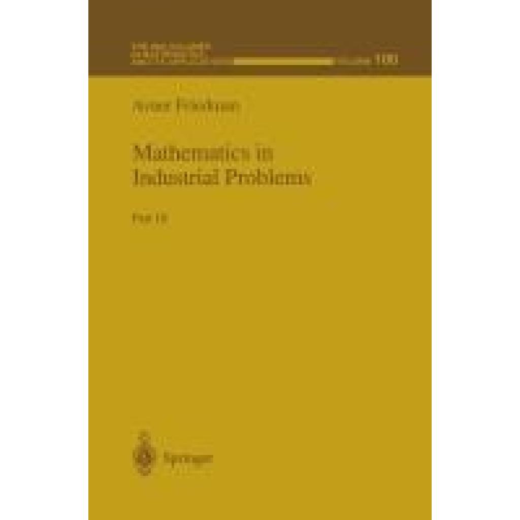 Mathematics in Industrial Problems