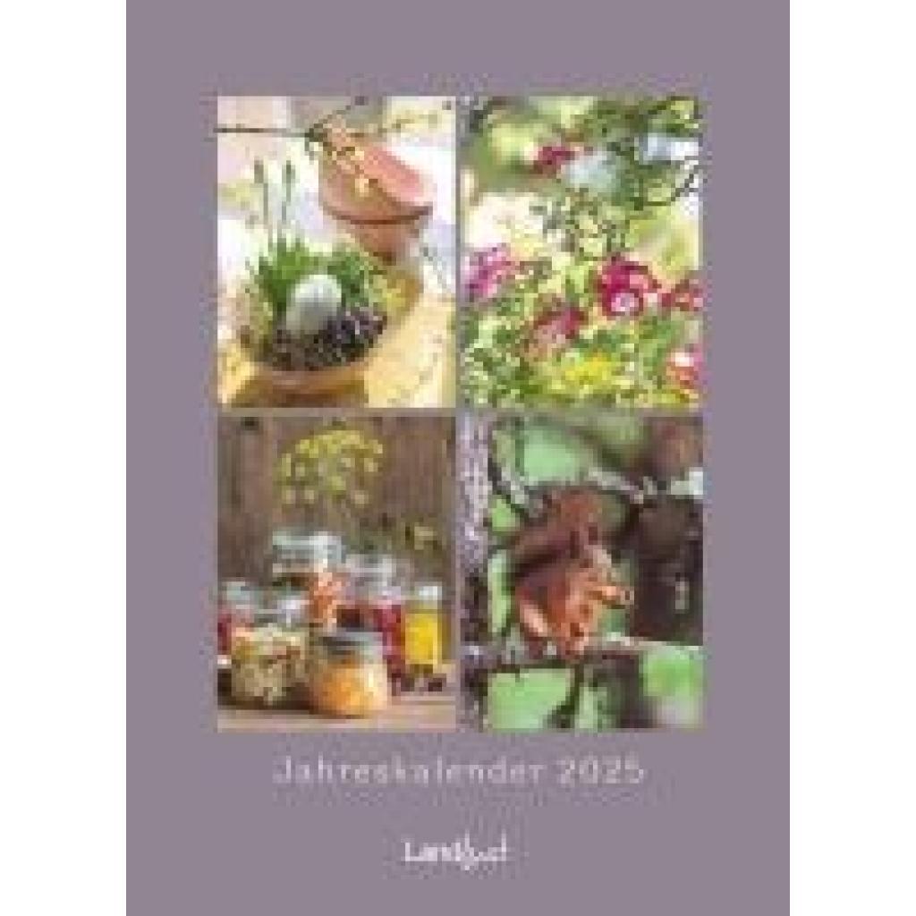 Landlust: Jahreskalender 2025 Wand-Kalender - Poster-Kalender - Fotografie - Gartenkalender 45x62