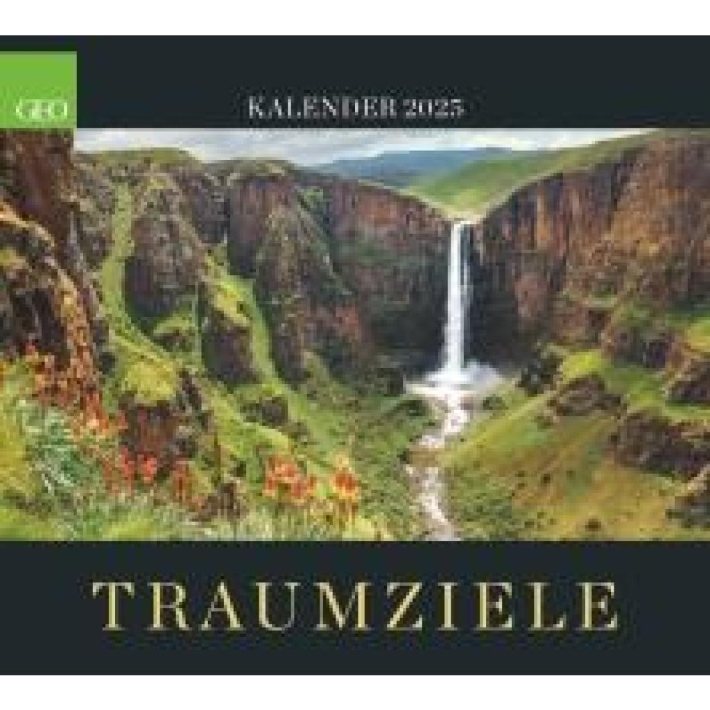 GEO Traumziele 2025 - Wand-Kalender - Reise-Kalender - Poster-Kalender - 50x45