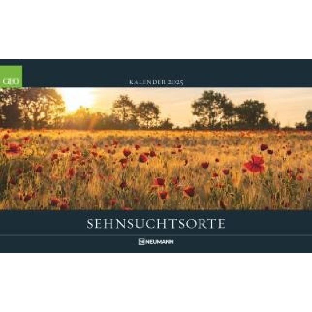 GEO Sehnsuchtsorte 2025 - Wand-Kalender - Reise-Kalender - Poster-Kalender - 58x36