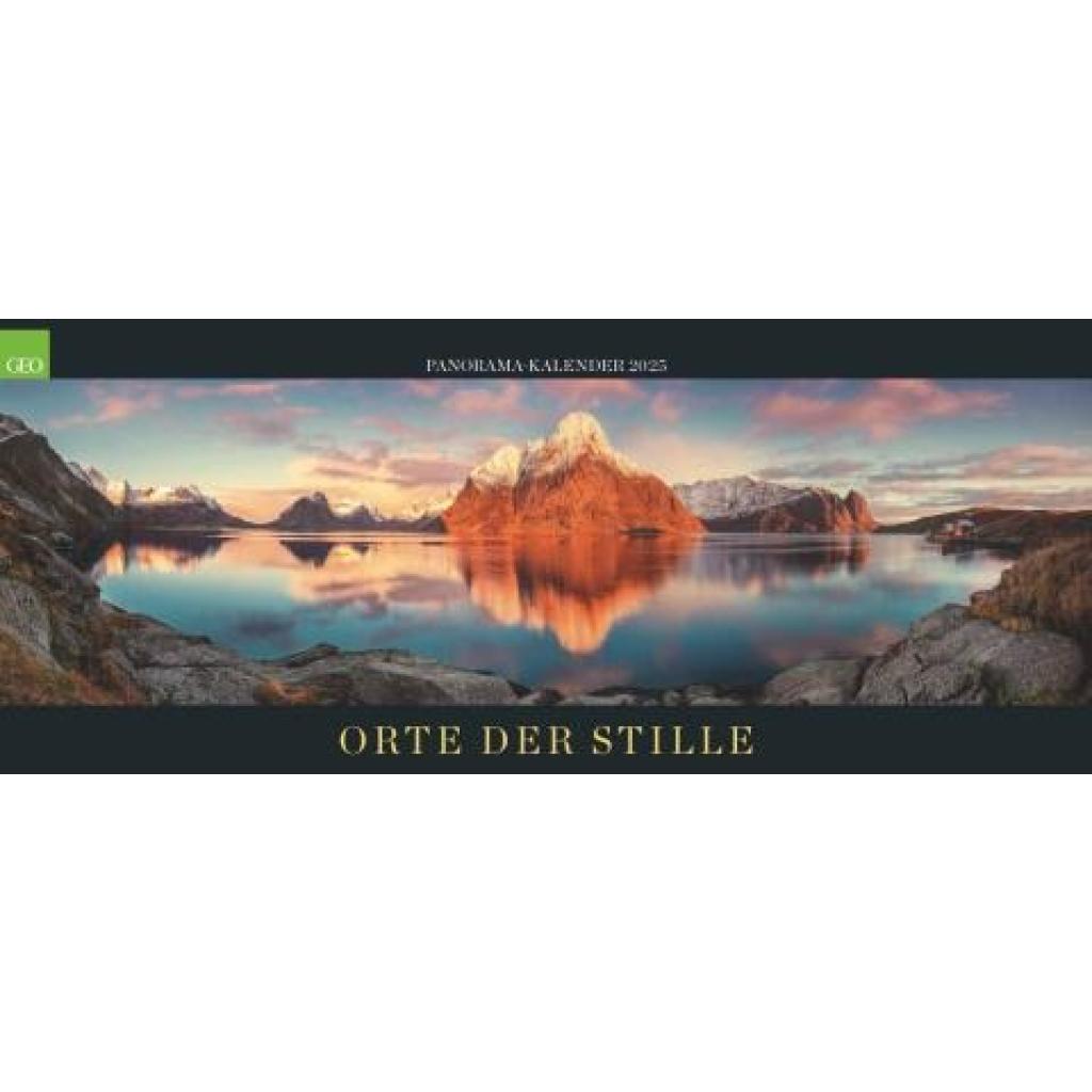 GEO Panorama: Orte der Stille 2025 - Panorama-Kalender - Wand-Kalender - Groß-Formate - 120x50