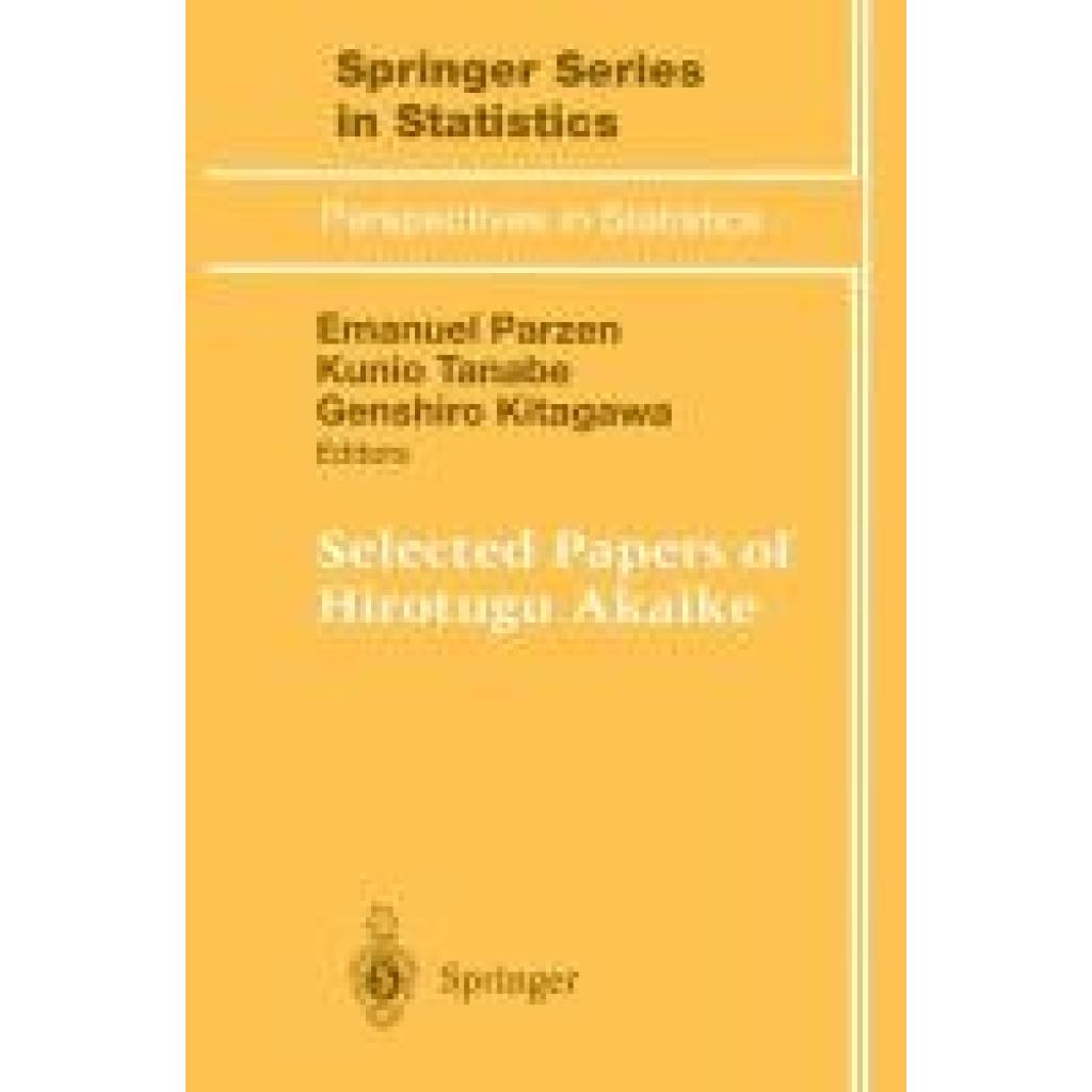 Selected Papers of Hirotugu Akaike