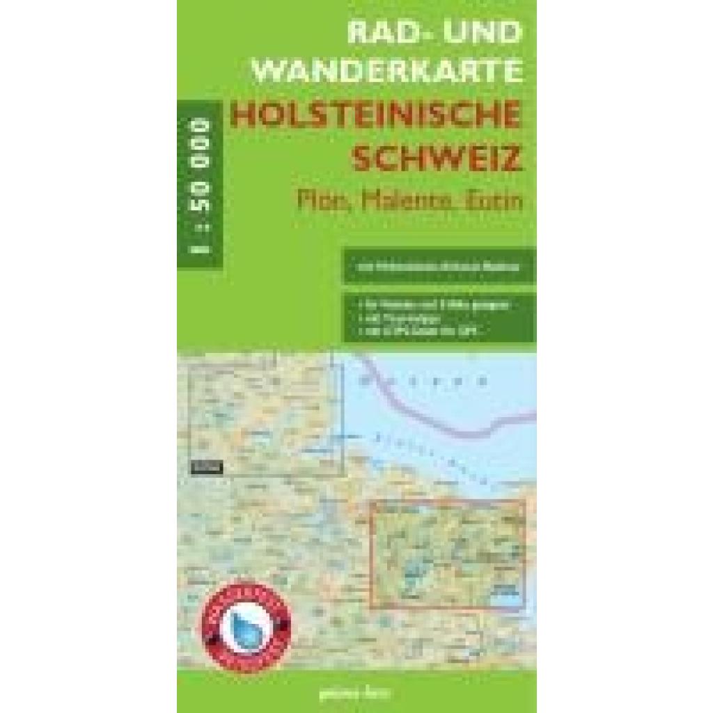 Rad- und Wanderkarte Holsteinische Schweiz