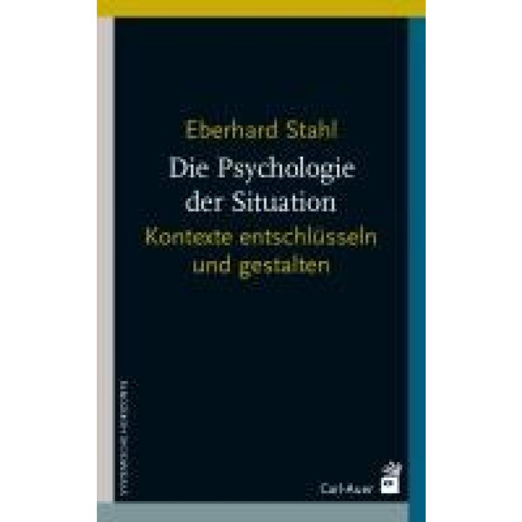 9783849705206 - Stahl Eberhard Die Psychologie der Situation