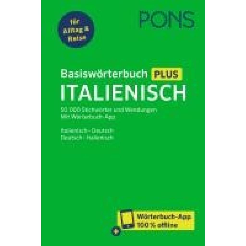 9783125163898 - PONS Basiswörterbuch Plus Italienisch