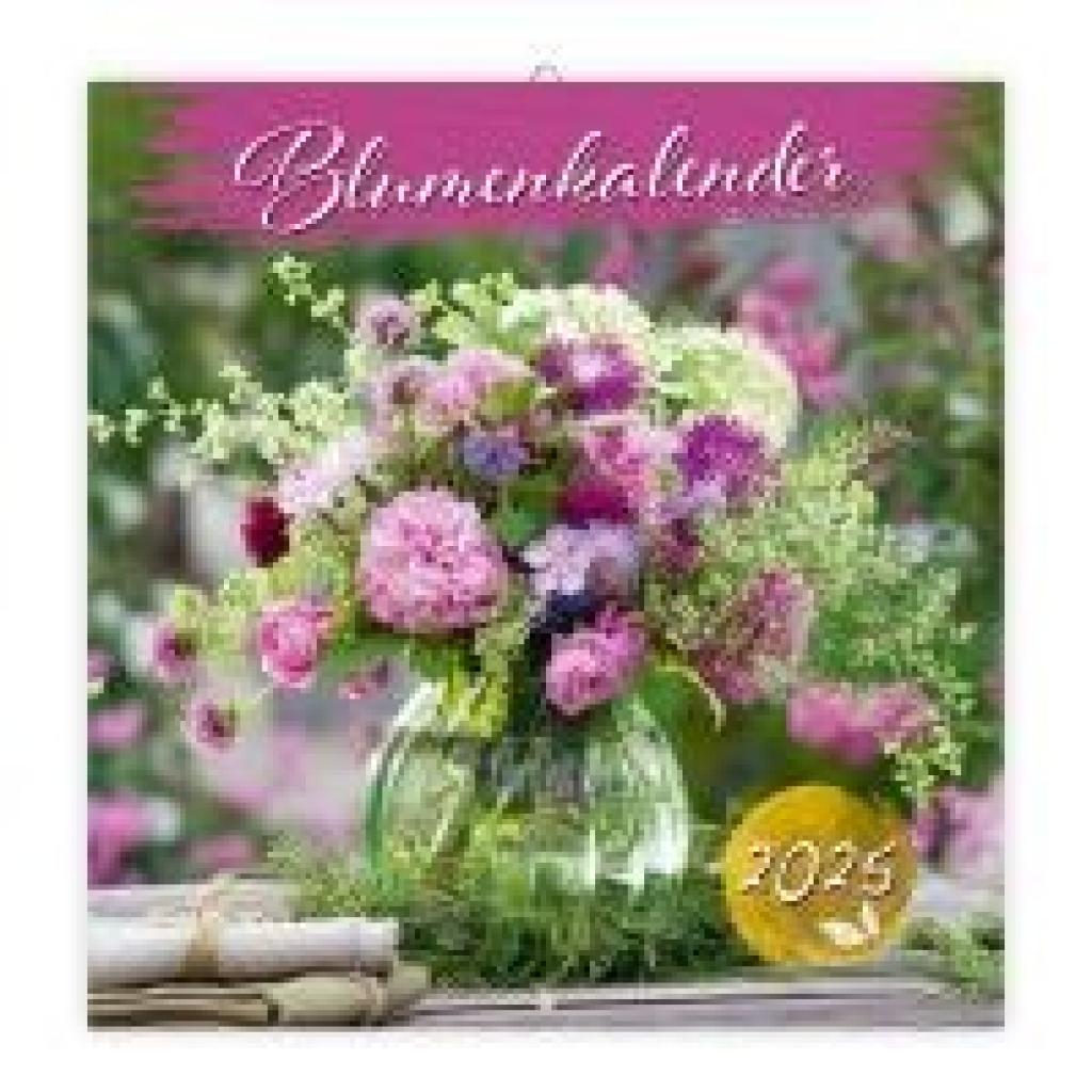 Trötsch Broschürenkalender Blumenkalender 2025