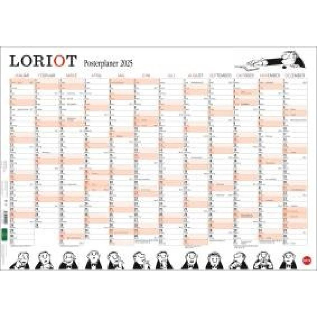 Loriot Posterplaner 2025