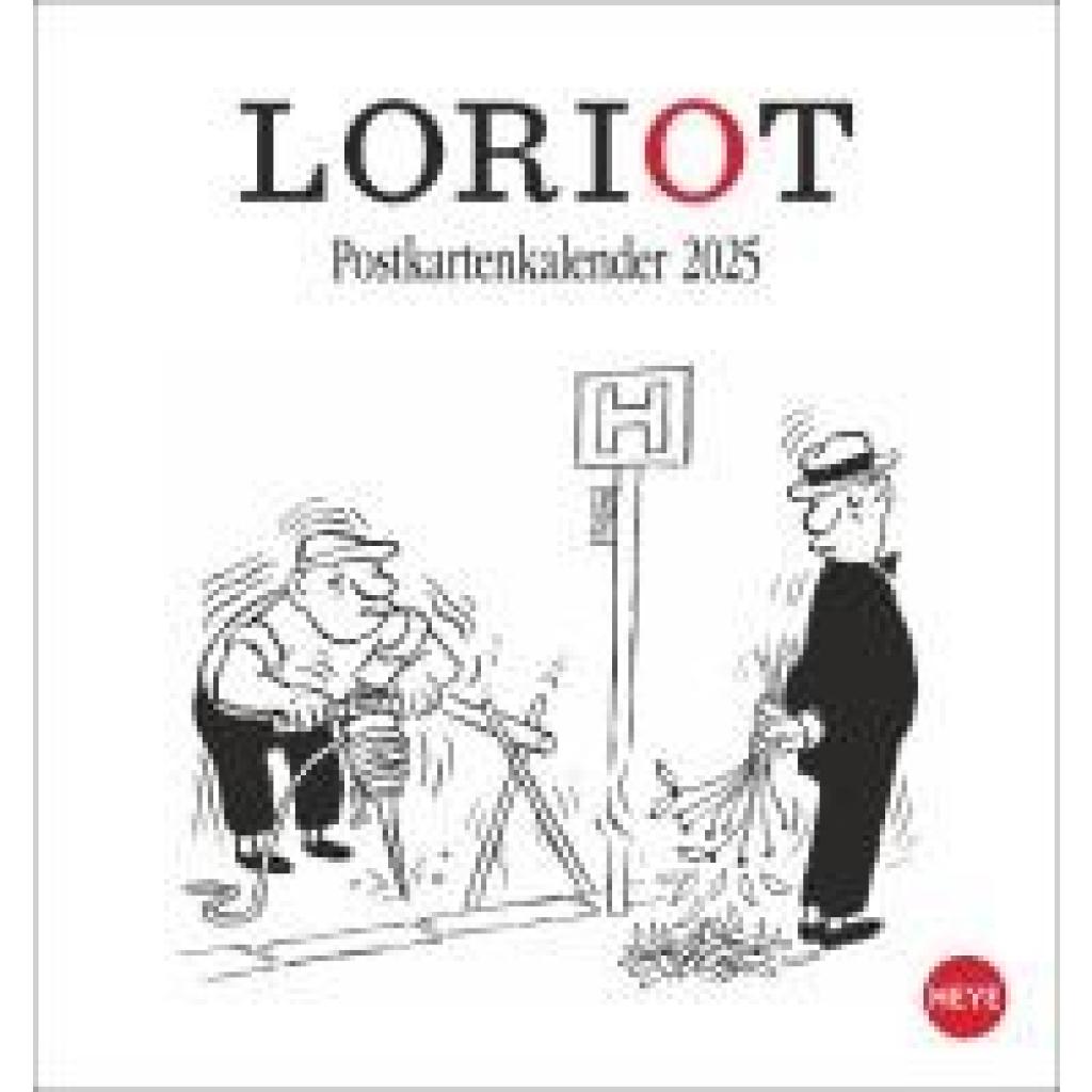 Loriot: Loriot Postkartenkalender 2025