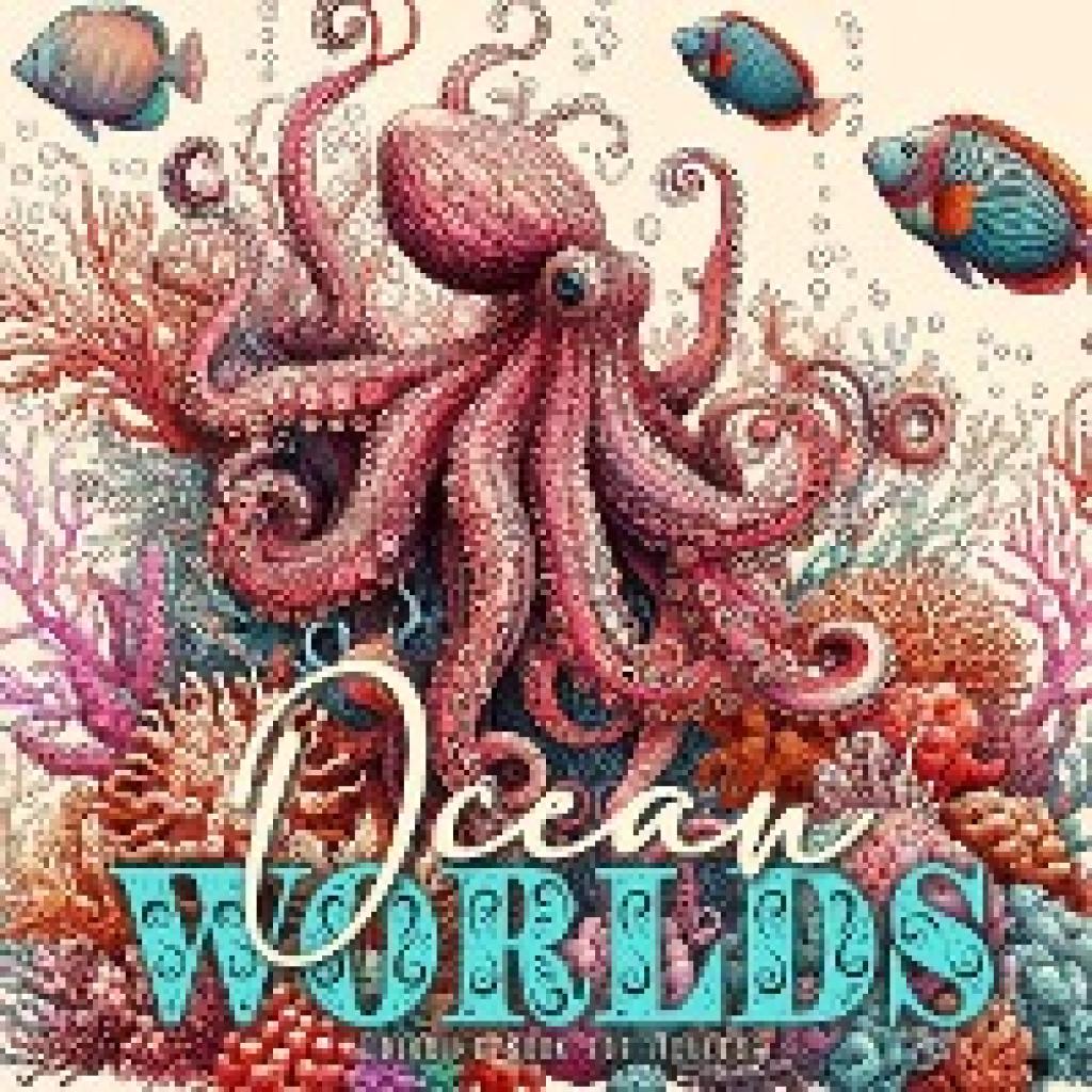 Publishing, Monsoon: Ocean Worlds Coloring Book for Adults