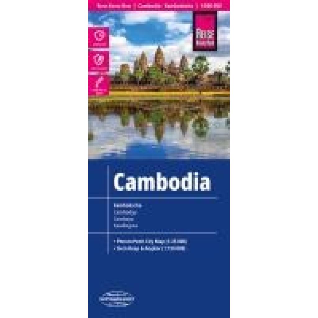 Reise Know-How Landkarte Kambodscha / Cambodia (1:500.000)