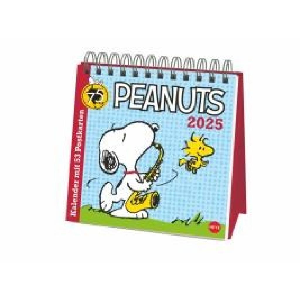 Peanuts Premium-Postkartenkalender 2025