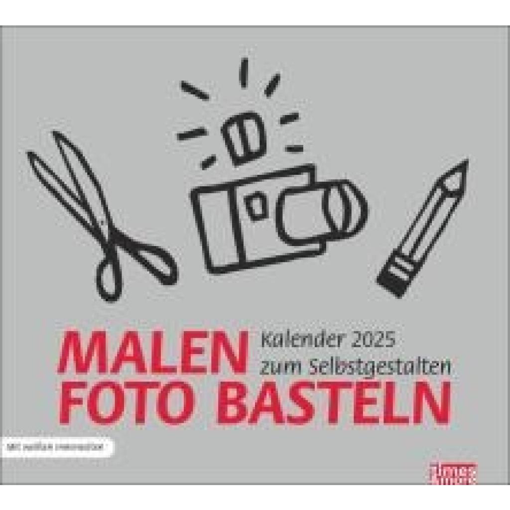 Bastelkalender silber 2025