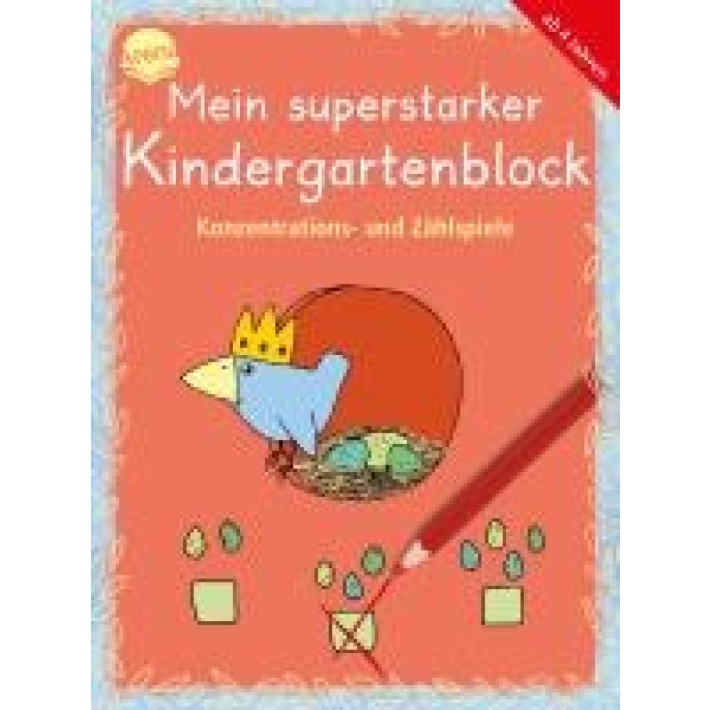 Thabet, Edith: Mein superstarker Kindergartenblock. Konzentrations- und Zählspiele