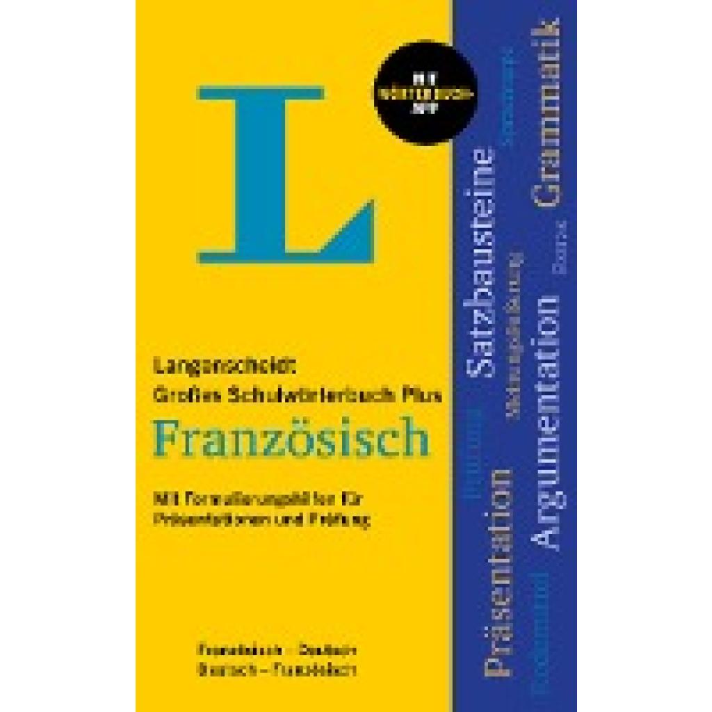 Langenscheidt Großes Schulwörterbuch Plus Französisch