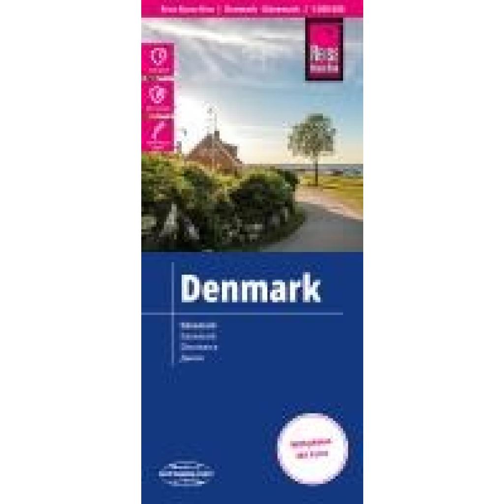 Reise Know-How Landkarte Dänemark / Denmark (1:300.000)