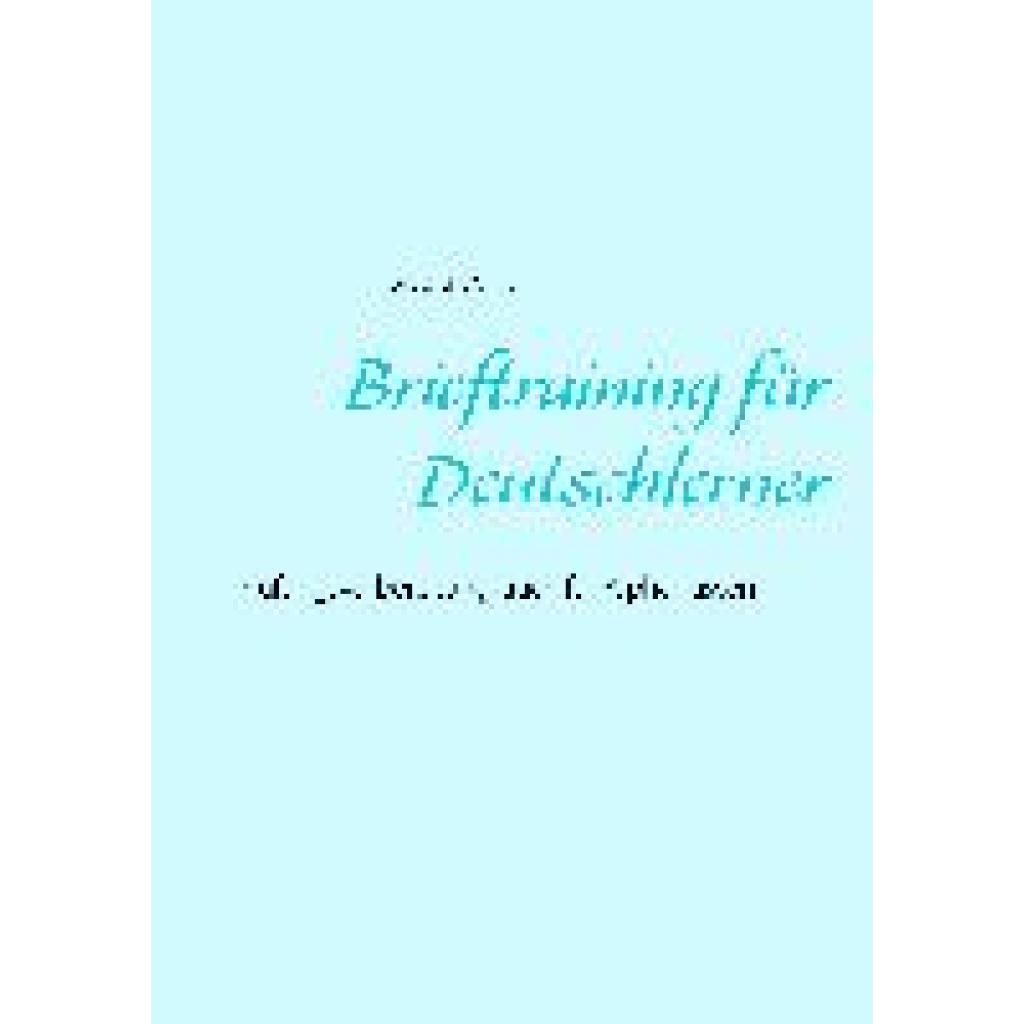 Darrah, Gisela: Brieftraining für Deutschlerner