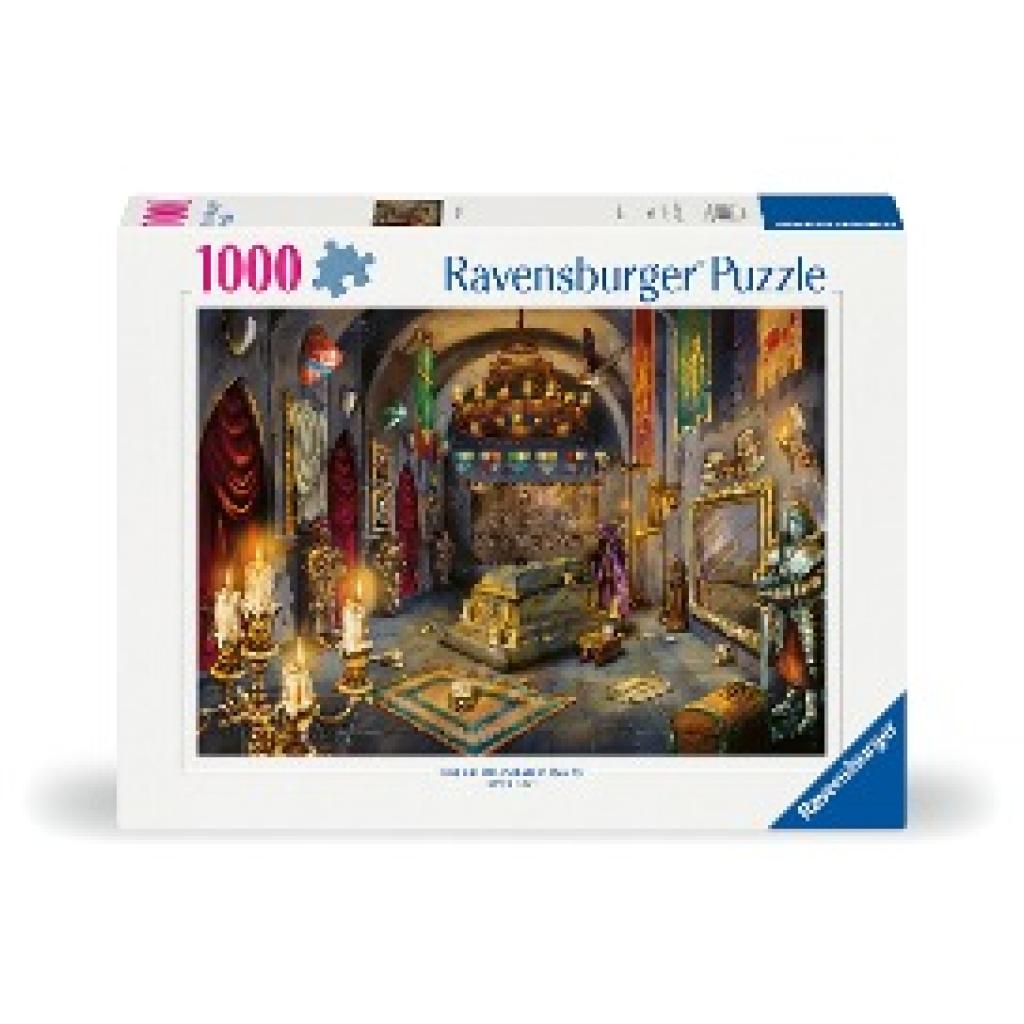 Ravensburger Puzzle 12000787 - Das Schloss des Vampirs - 1000 Teile Puzzle für Erwachsene ab 14 Jahren