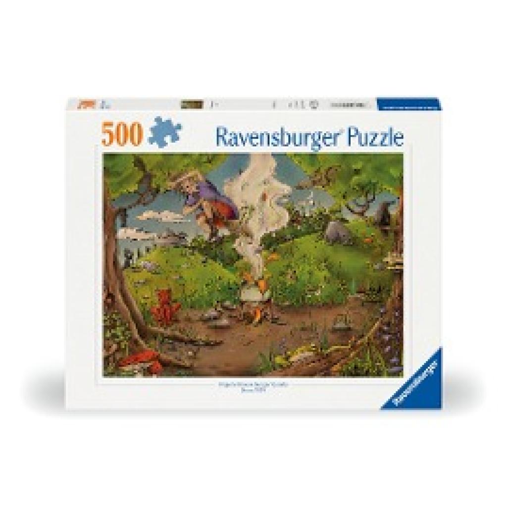 Ravensburger Puzzle 12000777 - Bei der Waldhexe - 500 Teile Puzzle für Erwachsene ab 12 Jahren