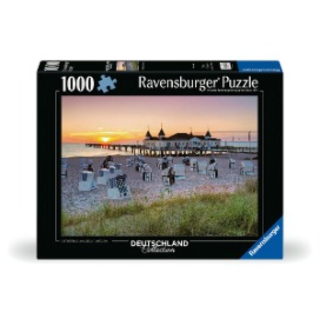 Ravensburger Puzzle 12000644 - Ostseebad Ahlbeck, Usedom - 1000 Teile Puzzle für Erwachsene und Kinder ab 14 Jahren, Puz