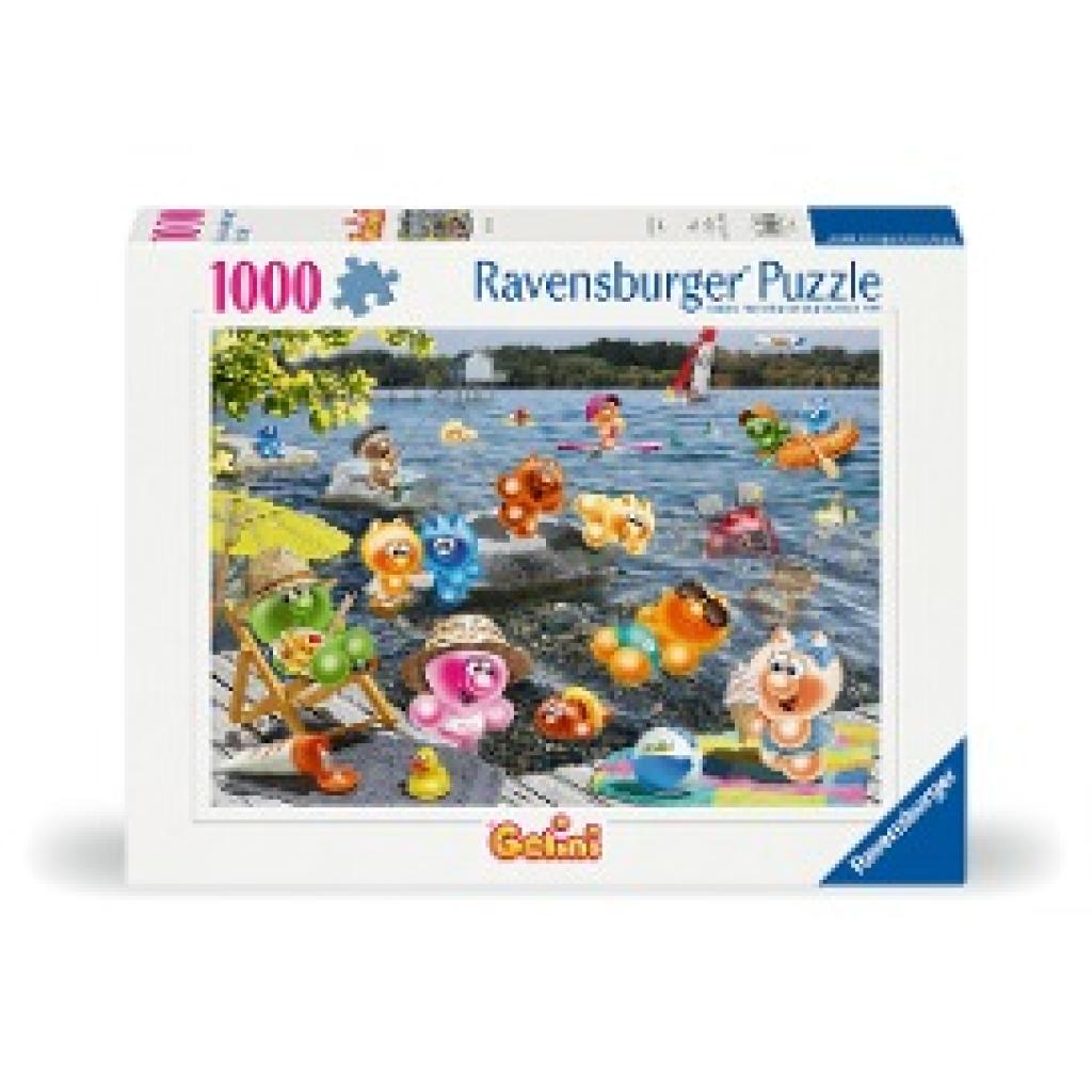 Ravensburger Puzzle 12000625 - Gelini Seepicknick - 1000 Teile Puzzle für Erwachsene und Kinder ab 14 Jahren