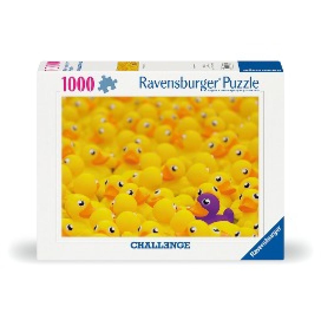 Ravensburger Challenge Puzzle 12000587 - Quietscheenten 1000 Teile