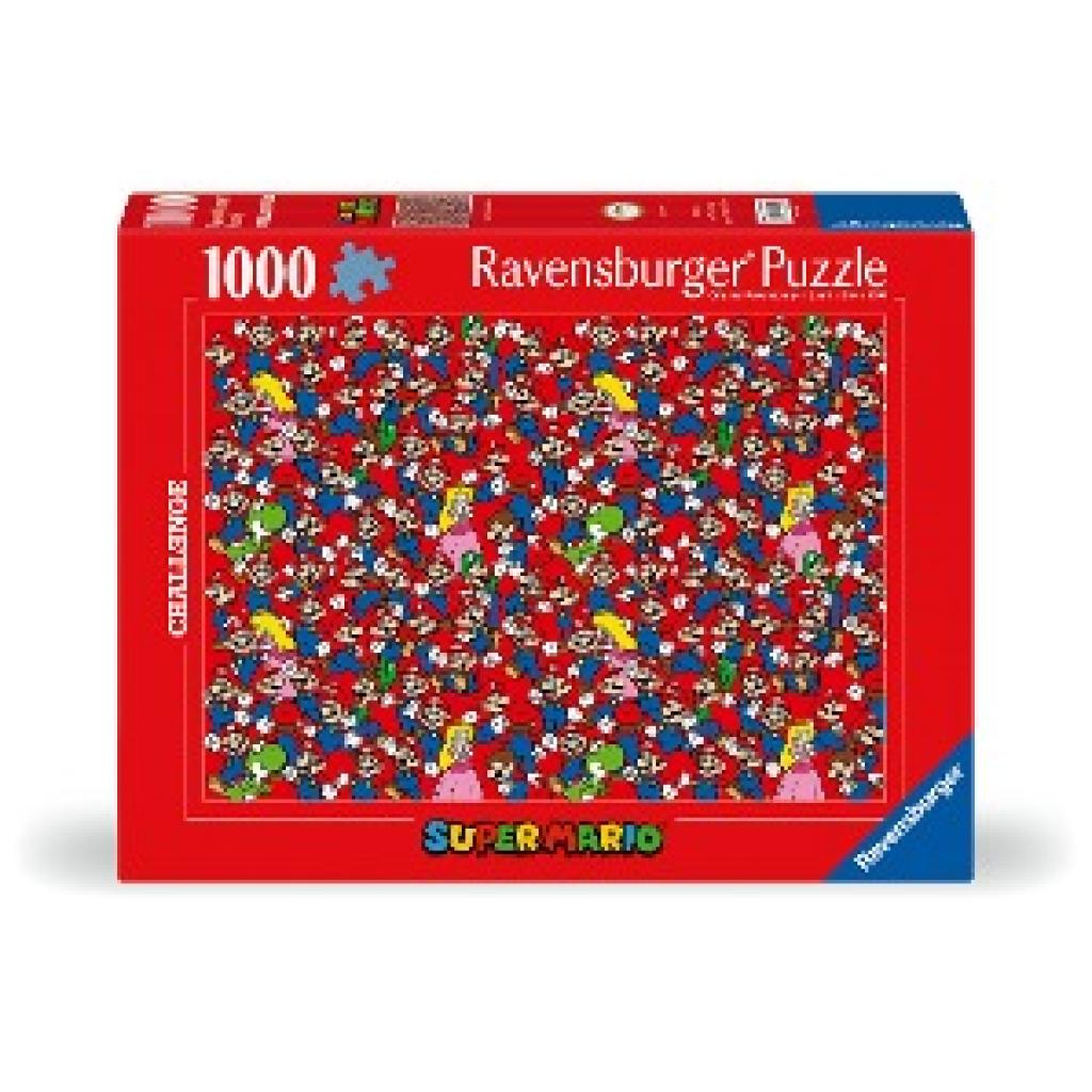 Ravensburger Puzzle 12000504 - Super Mario Challenge - 1000 Teile Puzzle für Erwachsene und Kinder ab 14 Jahren