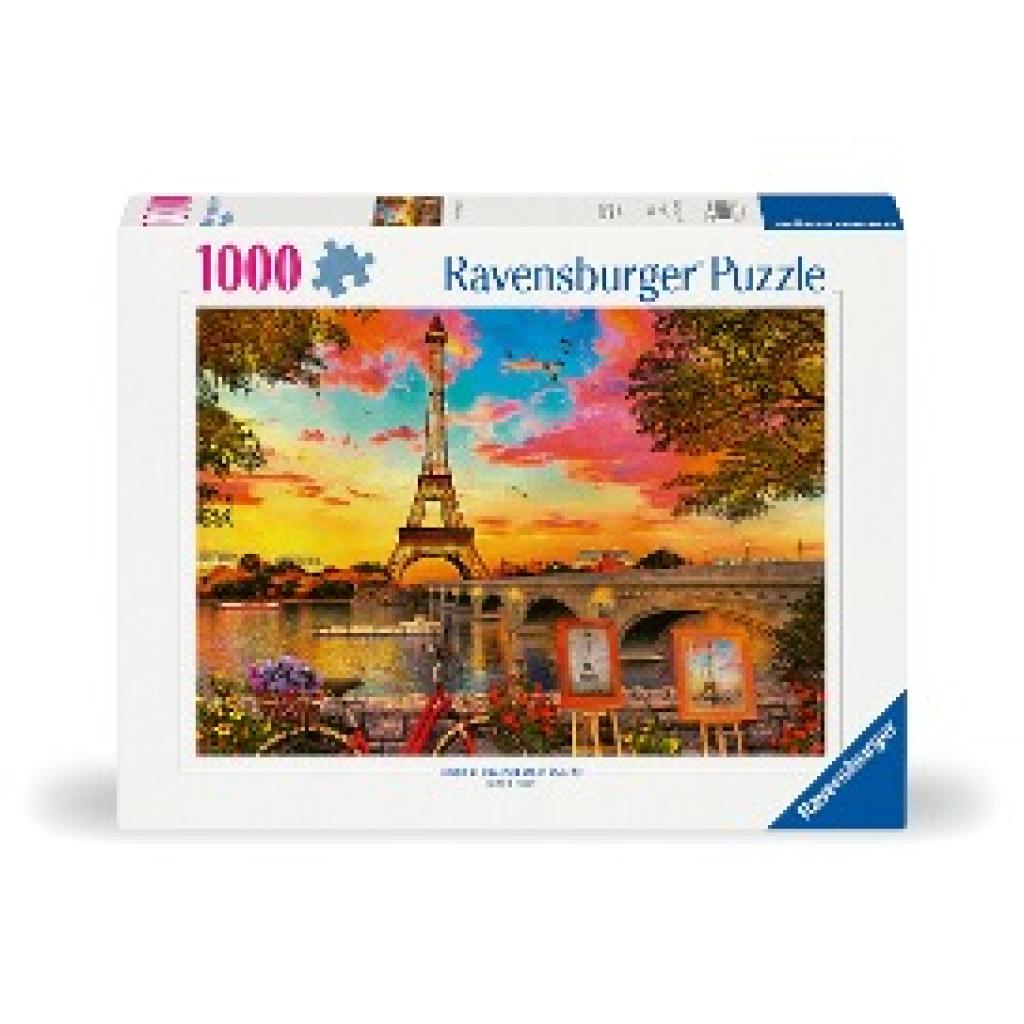 Ravensburger Puzzle 12000461 - Paris und die Seine - 1000 Teile Puzzle für Erwachsene und Kinder ab 14 Jahren