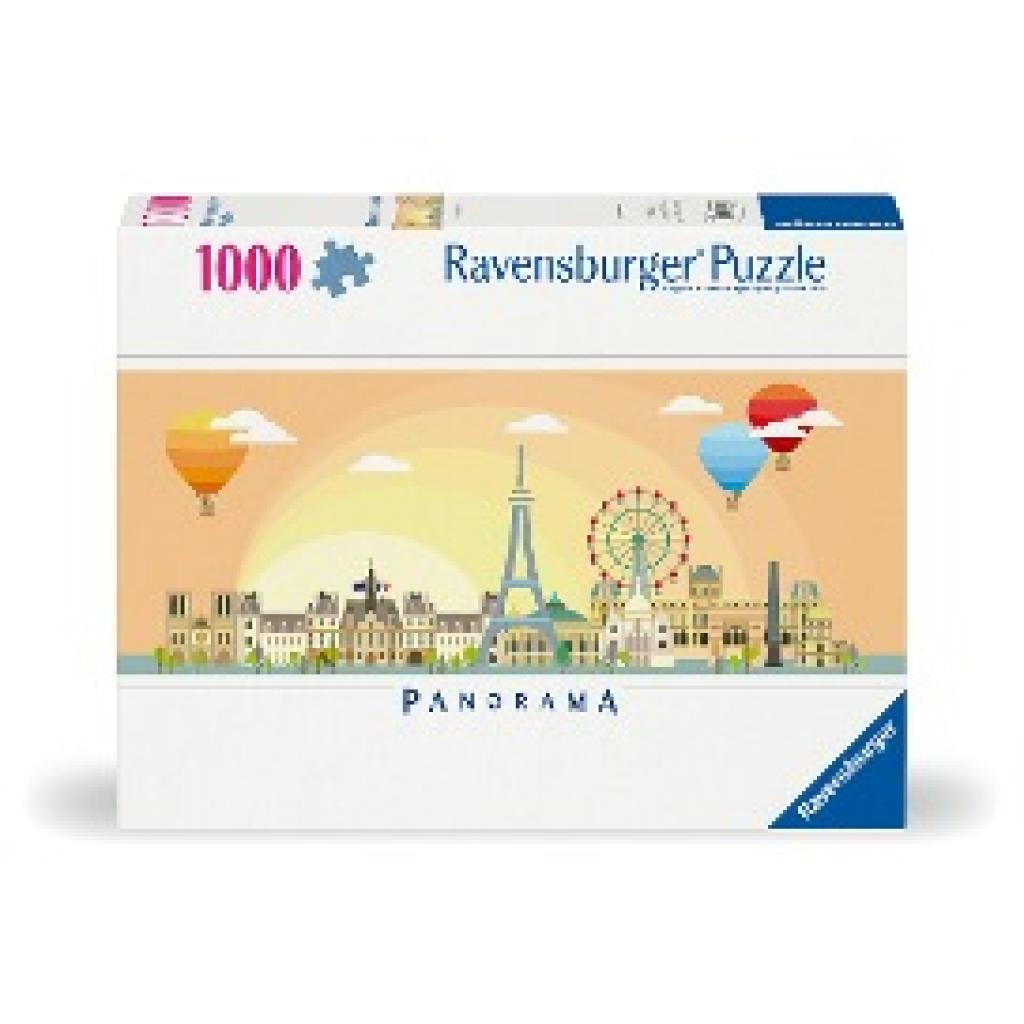 Ravensburger Puzzle 12000448 - Ein Tag in Paris - 1000 Teile Puzzle für Erwachsene und Kinder ab 14 Jahren