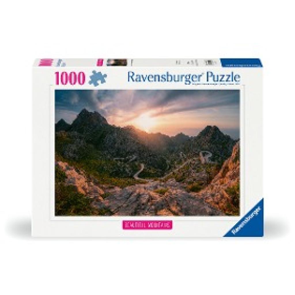 Ravensburger Puzzle 12000251 - Serra de Tramuntana, Mallorca - 1000 Teile Puzzle, Beautiful Mountains Kollektion, für Er