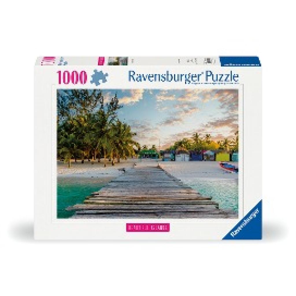 Ravensburger Puzzle Beautiful Islands 12000159 - Karibische Insel - 1000 Teile Puzzle für Erwachsene und Kinder ab 14 Ja