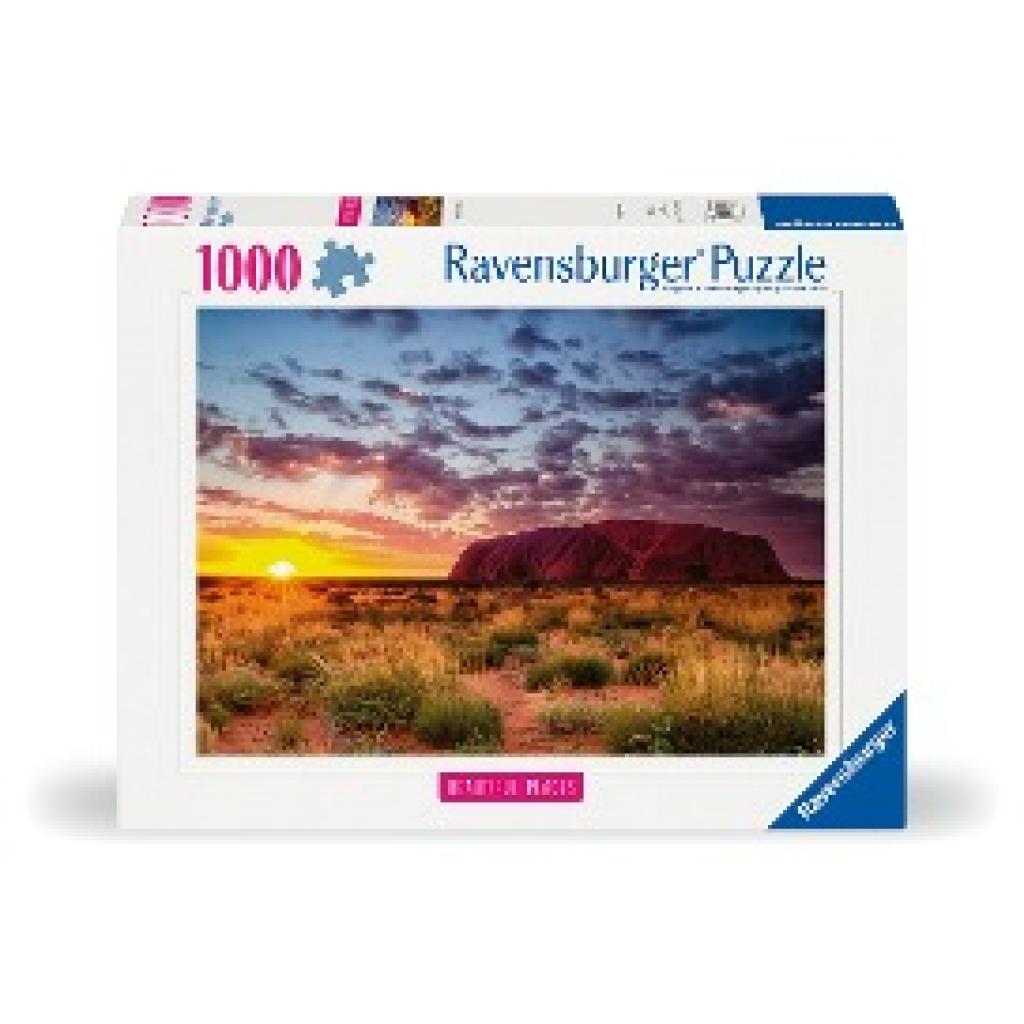 Ravensburger Puzzle 12000048 - Ayers Rock in Australien - 1000 Teile Puzzle für Erwachsene und Kinder ab 14 Jahren, Land