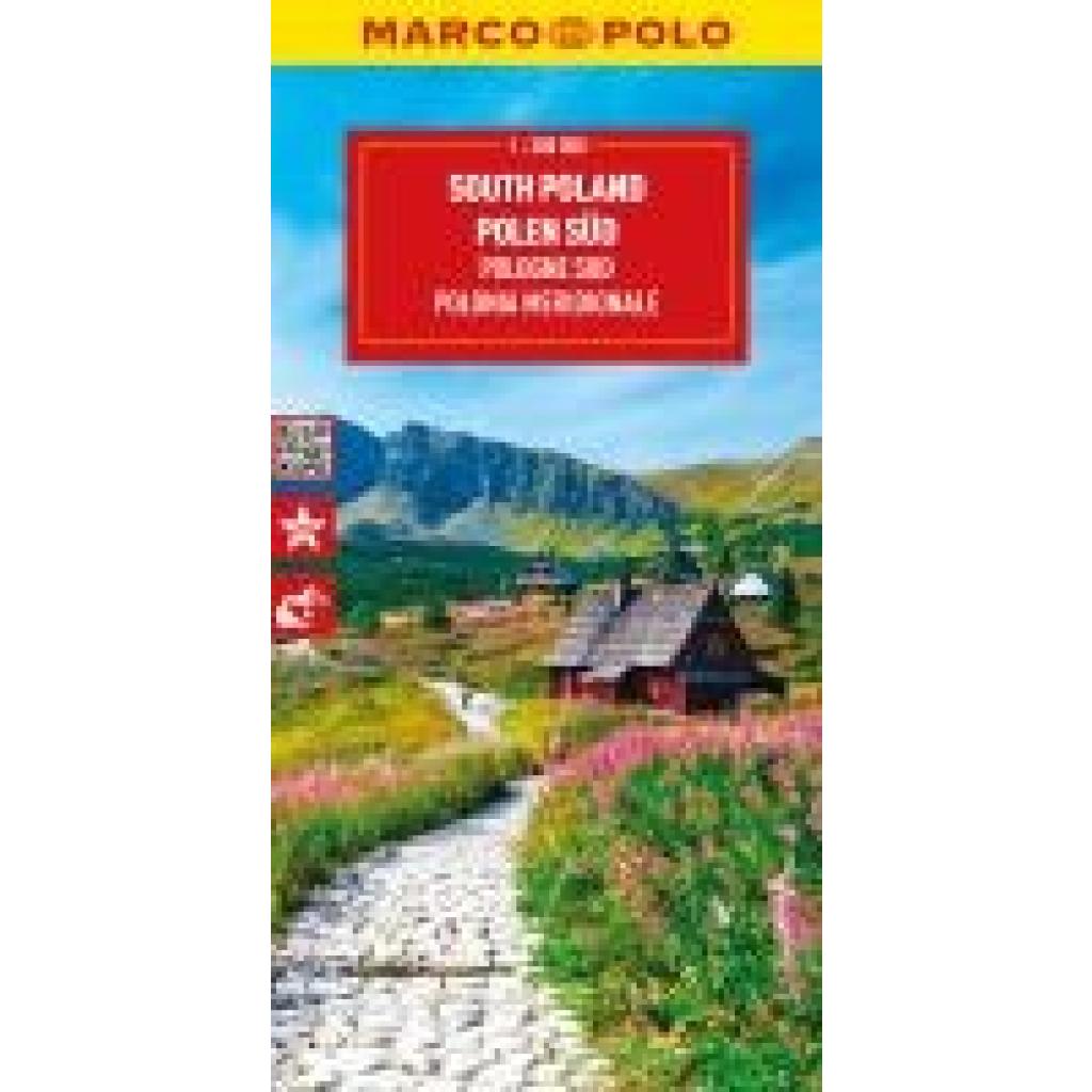 MARCO POLO Reisekarte Polen Süd 1:300.000