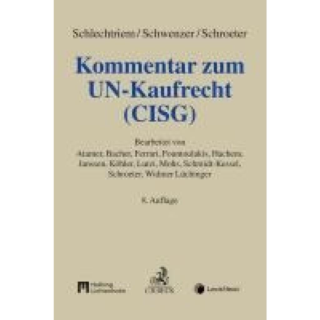 9783406792410 - Kommentar zum UN-Kaufrecht (CISG) 9783406792410 - Kommentar zum UN-Kaufrecht (CISG)