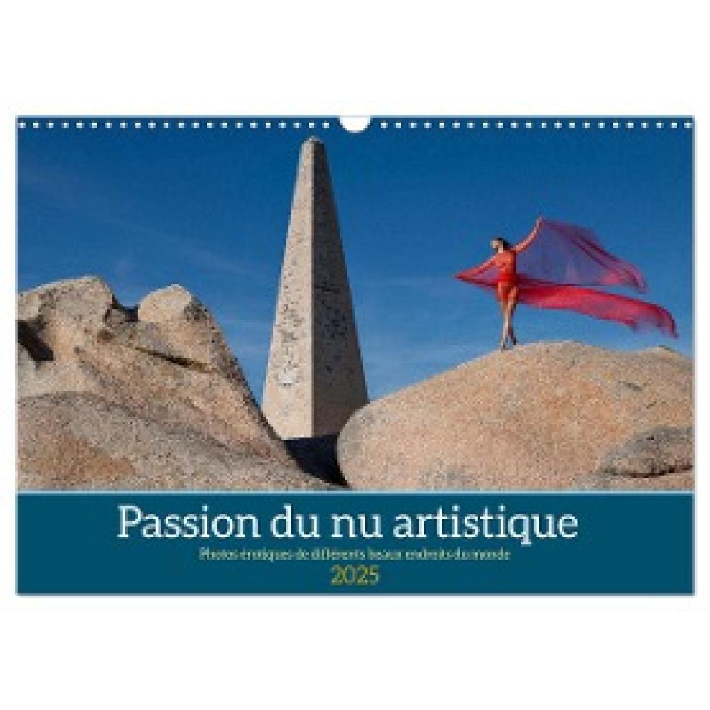 Zurmühle, Martin: Passion du nu artistique (Calendrier mural 2025 DIN A3 vertical), CALVENDO calendrier mensuel