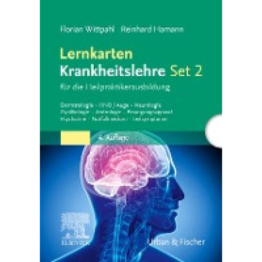 9783437589034 - Lernkarten Krankheitslehre Set 2 für die Heilpraktikerausbildung - Florian Wittpahl Reinhard Hamann Box