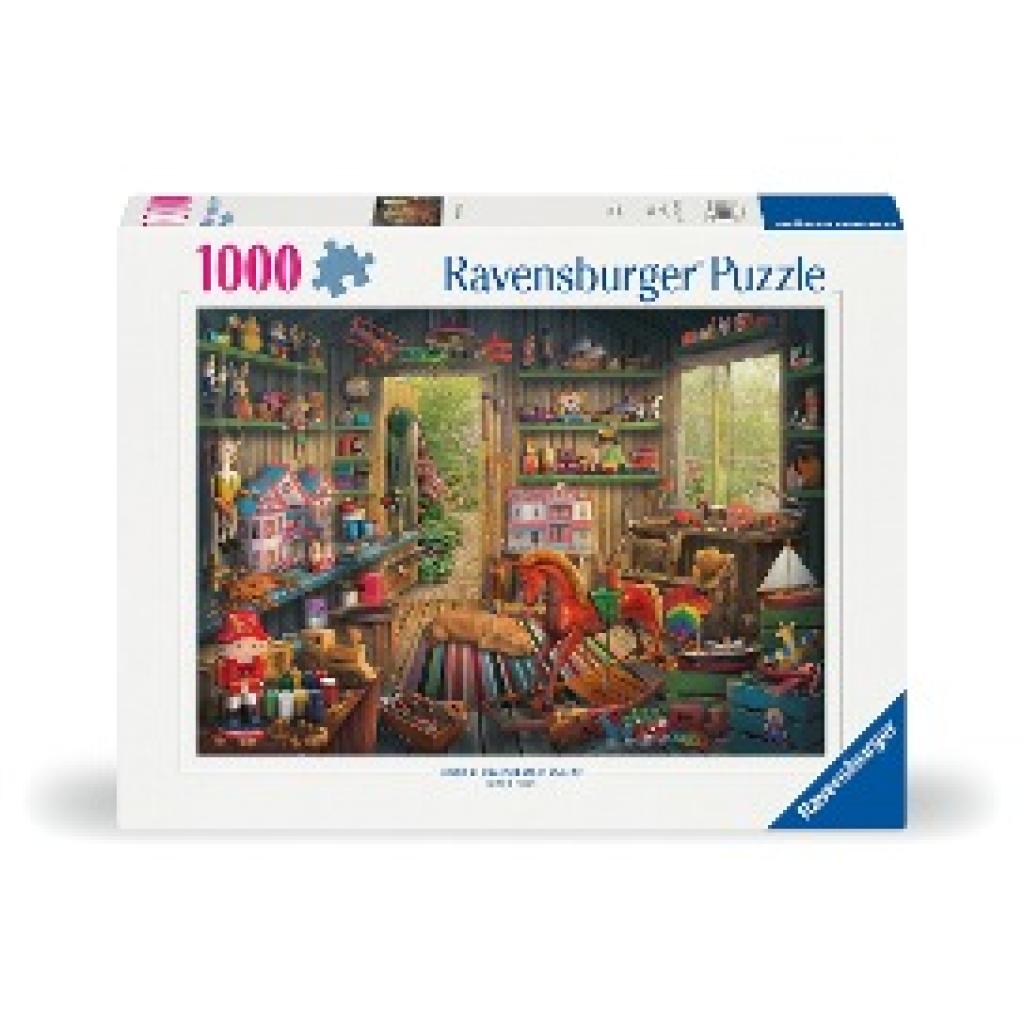 Ravensburger Puzzle 12000576 - Spielzeug von damals - 1000 Teile Puzzle für Erwachsene und Kinder ab 14 Jahren