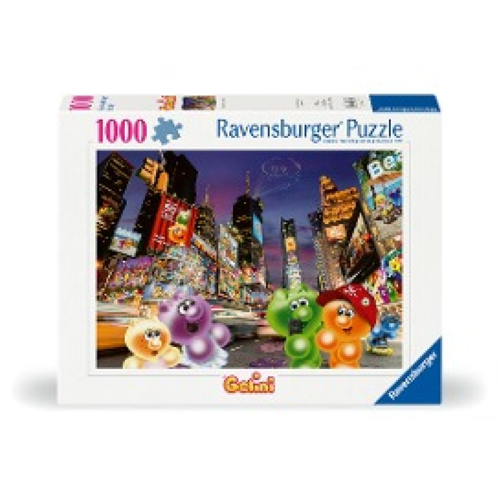 Ravensburger Puzzle 12000575 - Gelini am Times Square - 1000 Teile Gelini-Puzzle für Erwachsene und Kinder ab 14 Jahren