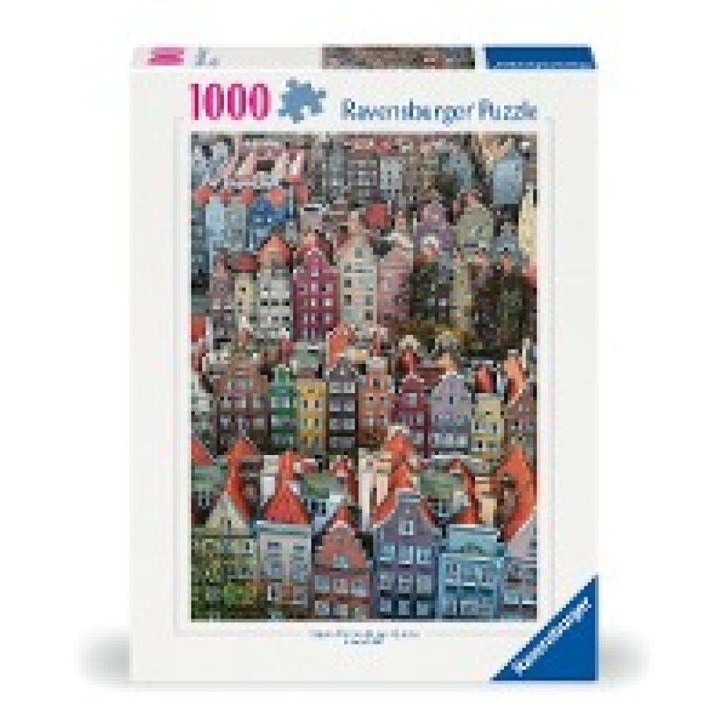 Ravensburger Puzzle 12000520 - Danzig in Polen - 1000 Teile Puzzle für Erwachsene und Kinder ab 14 Jahren, Puzzle mit St