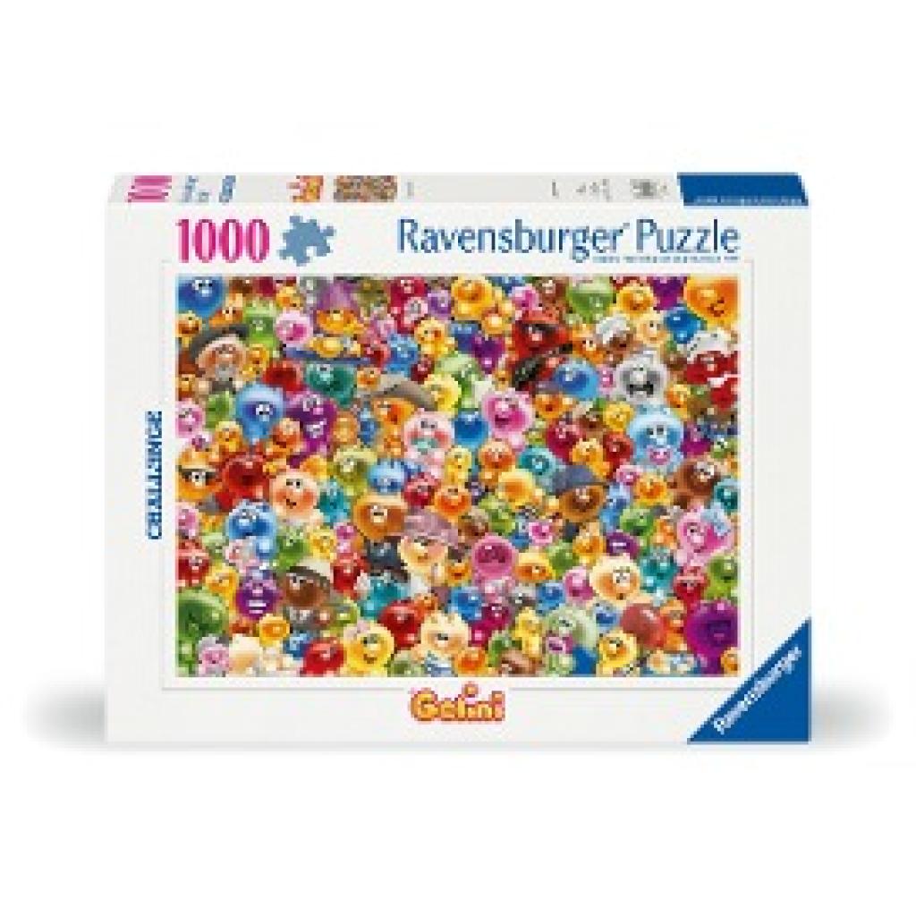 Ravensburger Puzzle 12000493 - Ganz viel Gelini - 1000 Teile Puzzle für Erwachsene und Kinder ab 14 Jahren, Kunterbuntes
