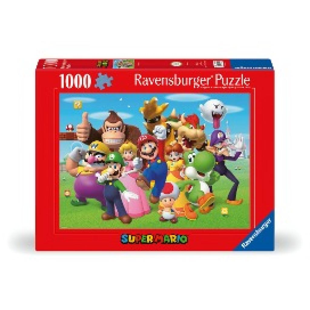 Ravensburger Puzzle 12000455 - Super Mario - 1000 Teile Super Mario Puzzle für Erwachsene und Kinder ab 14 Jahren