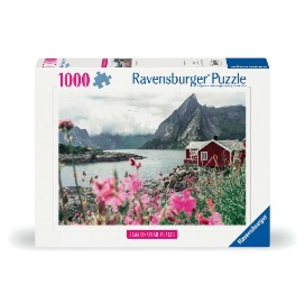 Ravensburger Puzzle Scandinavian Places 12000112 - Reine, Lofoten, Norwegen - 1000 Teile Puzzle für Erwachsene und Kinde