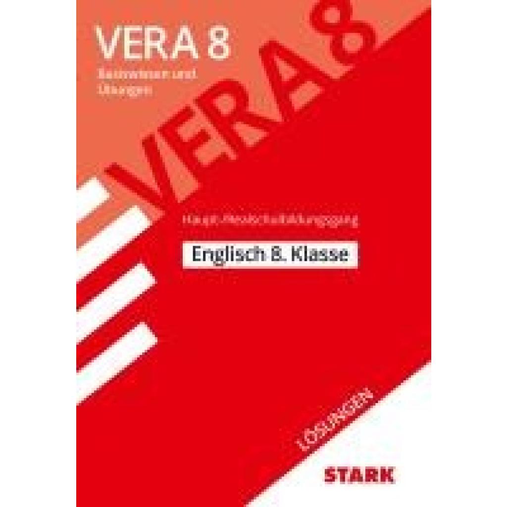 Jenkinson, Paul: VERA 8 Testheft 1: Haupt-/Realschule - Englisch Lösungen