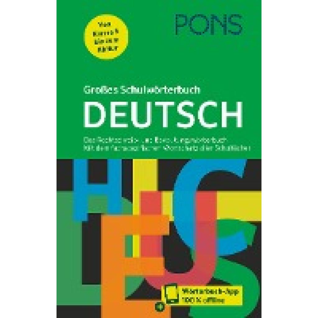 PONS Großes Schulwörterbuch Deutsch