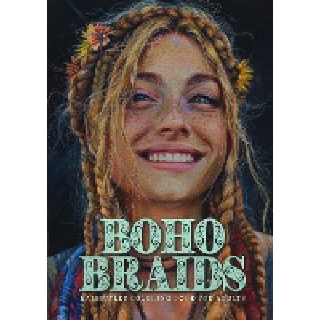 Publishing, Monsoon: Boho Braids Hairstyles Coloring Book for Adults