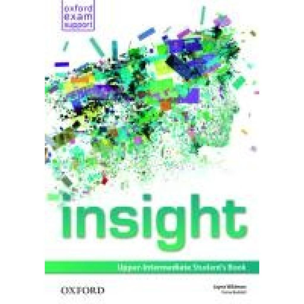 9780194011099 - insight Upper-Intermediate Students Book - Jayne Wildman Kartoniert (TB)