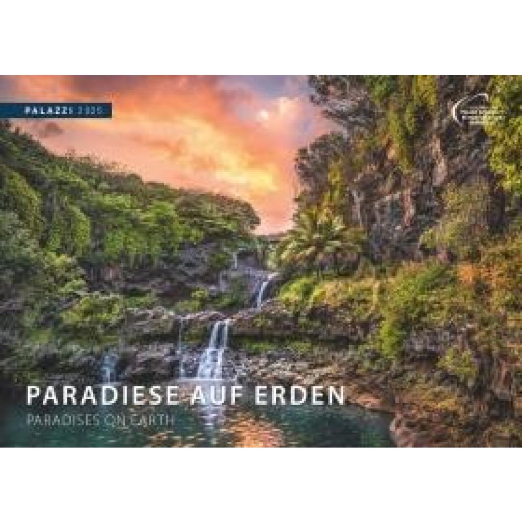 PALAZZI - Paradiese auf Erden 2025 Wandkalender, 70x50cm, Posterkalender mit brillanten Aufnahmen von Natur & Landschaft