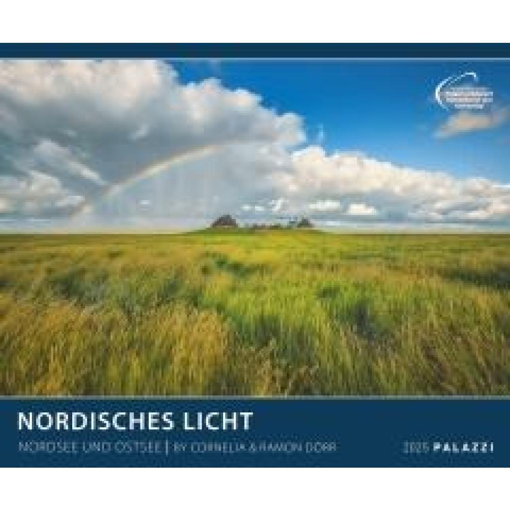 4251734300683 - PALAZZI - Nordisches Licht 2025 Wandkalender 60x50cm Posterkalender mit faszinierenden Polarlichter hochwertige Fotografie eine Reise in die magische Welt des Nordens internationales Kalendarium