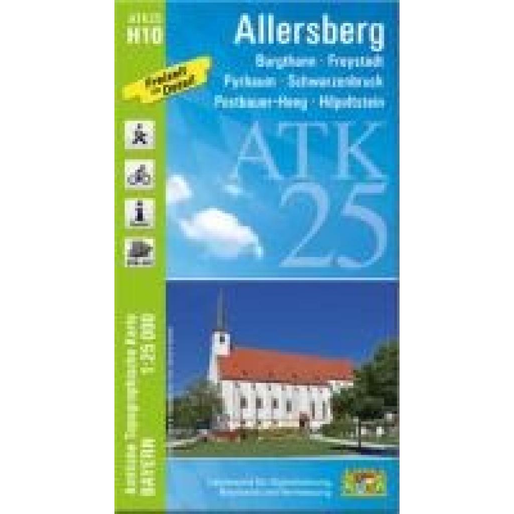 ATK25-H10 Allersberg (Amtliche Topographische Karte 1:25000)