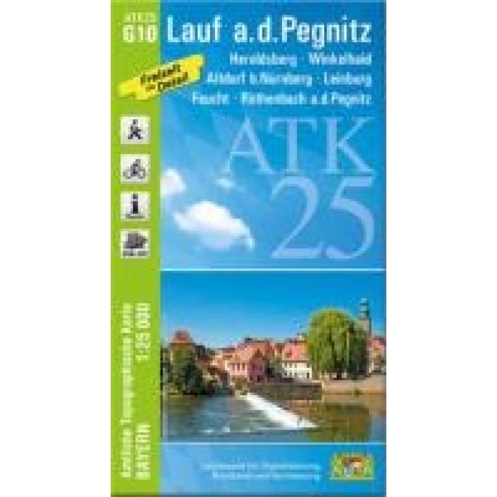 ATK25-G10 Lauf a.d.Pegnitz (Amtliche Topographische Karte 1:25000)